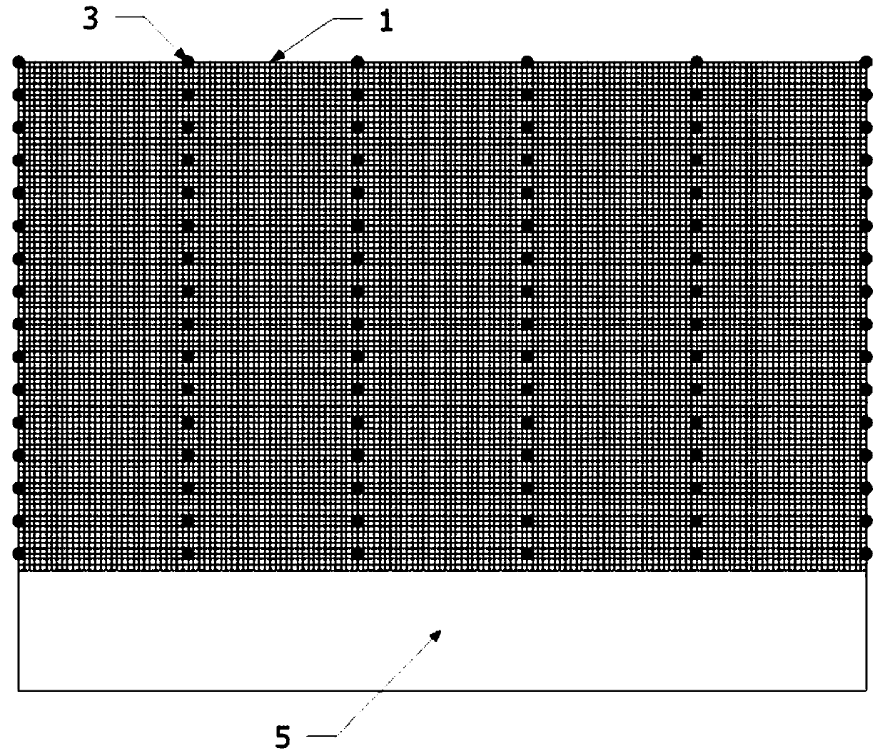 Grid cage against coastal erosion and construction method thereof