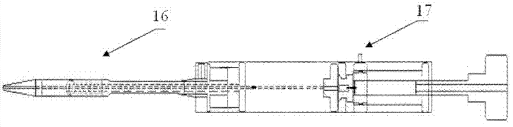 Valve conveying system for implanting valve from apex cordis and using method thereof