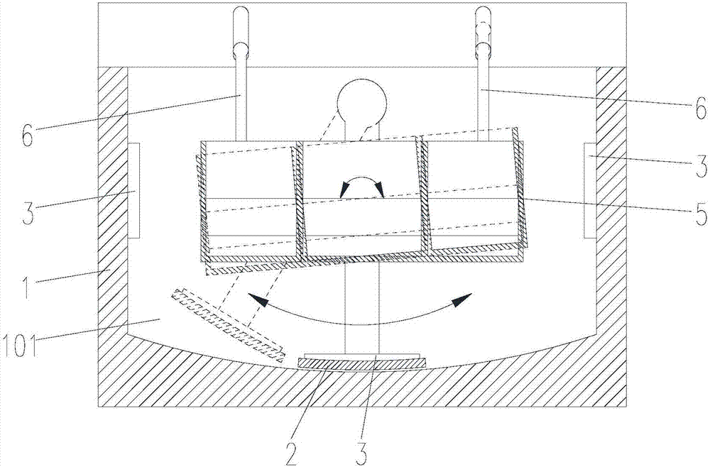 Ultrasonic wave cleaning device for silicon wafer