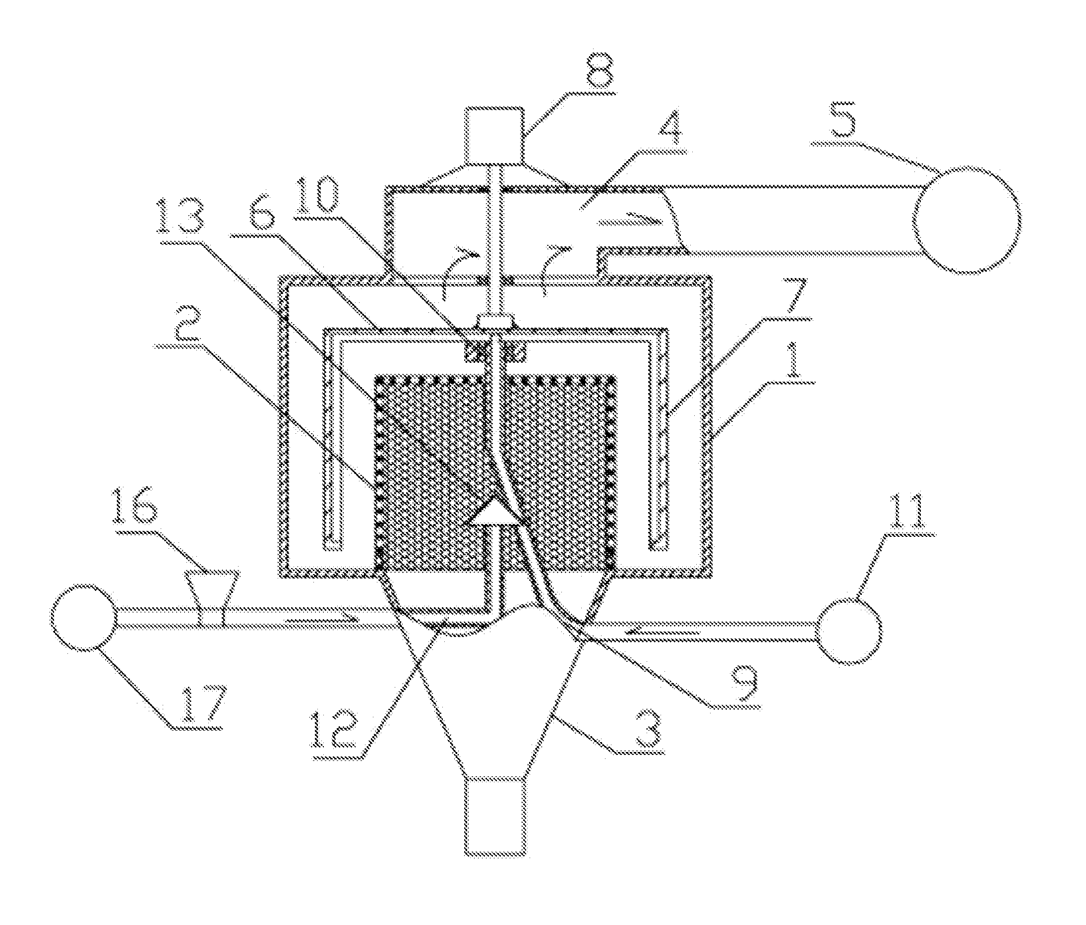 Screening machine for superfine powder