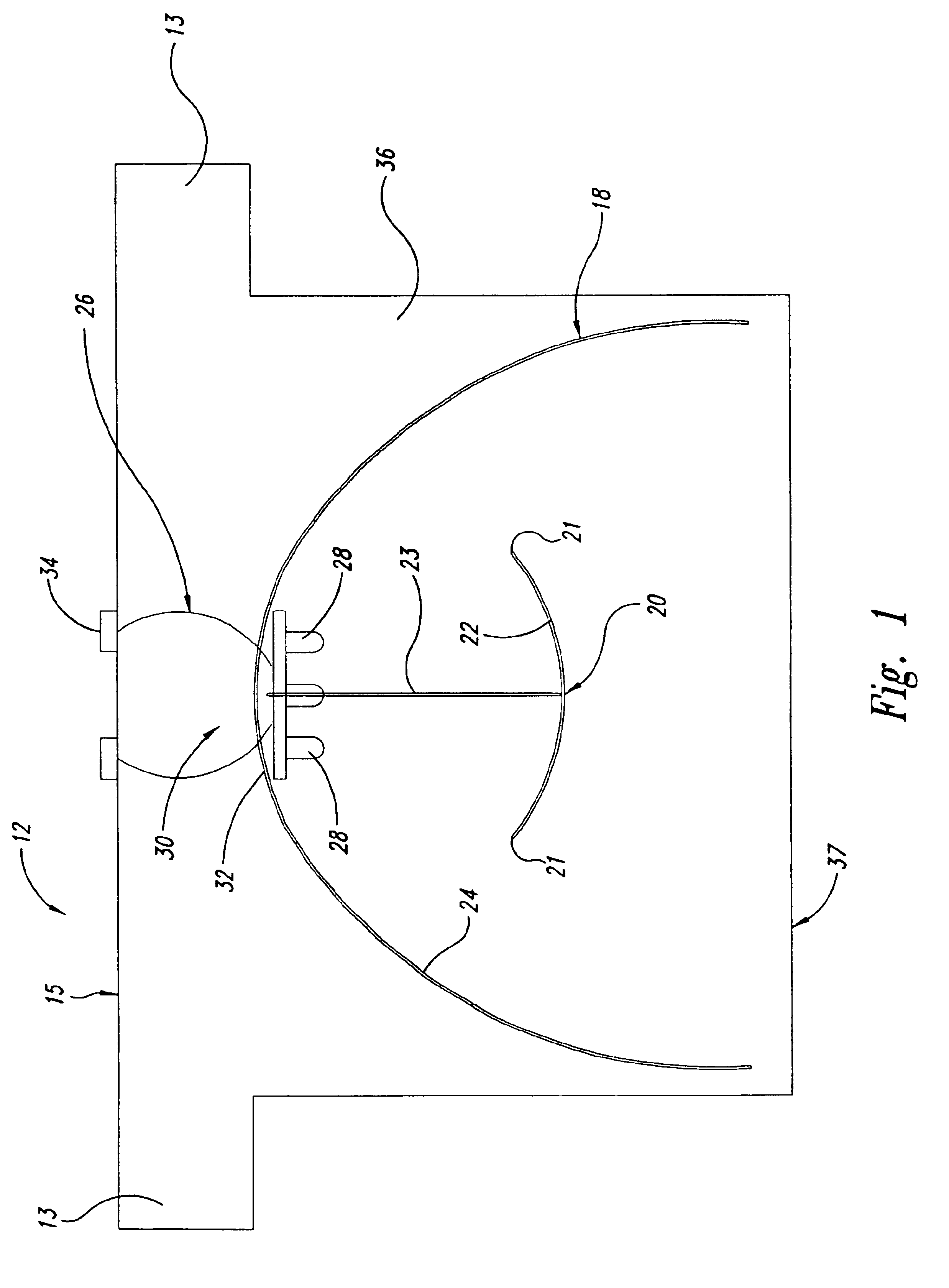 Light emitting diode lamp having parabolic reflector and diffuser