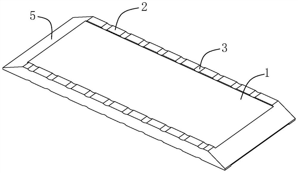 Plate for making wind turbine blades, wind turbine blade spar cap structure and preparation method