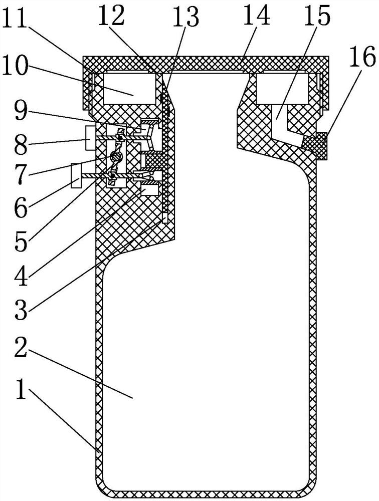 A kind of leak-proof liquid medicine bottle