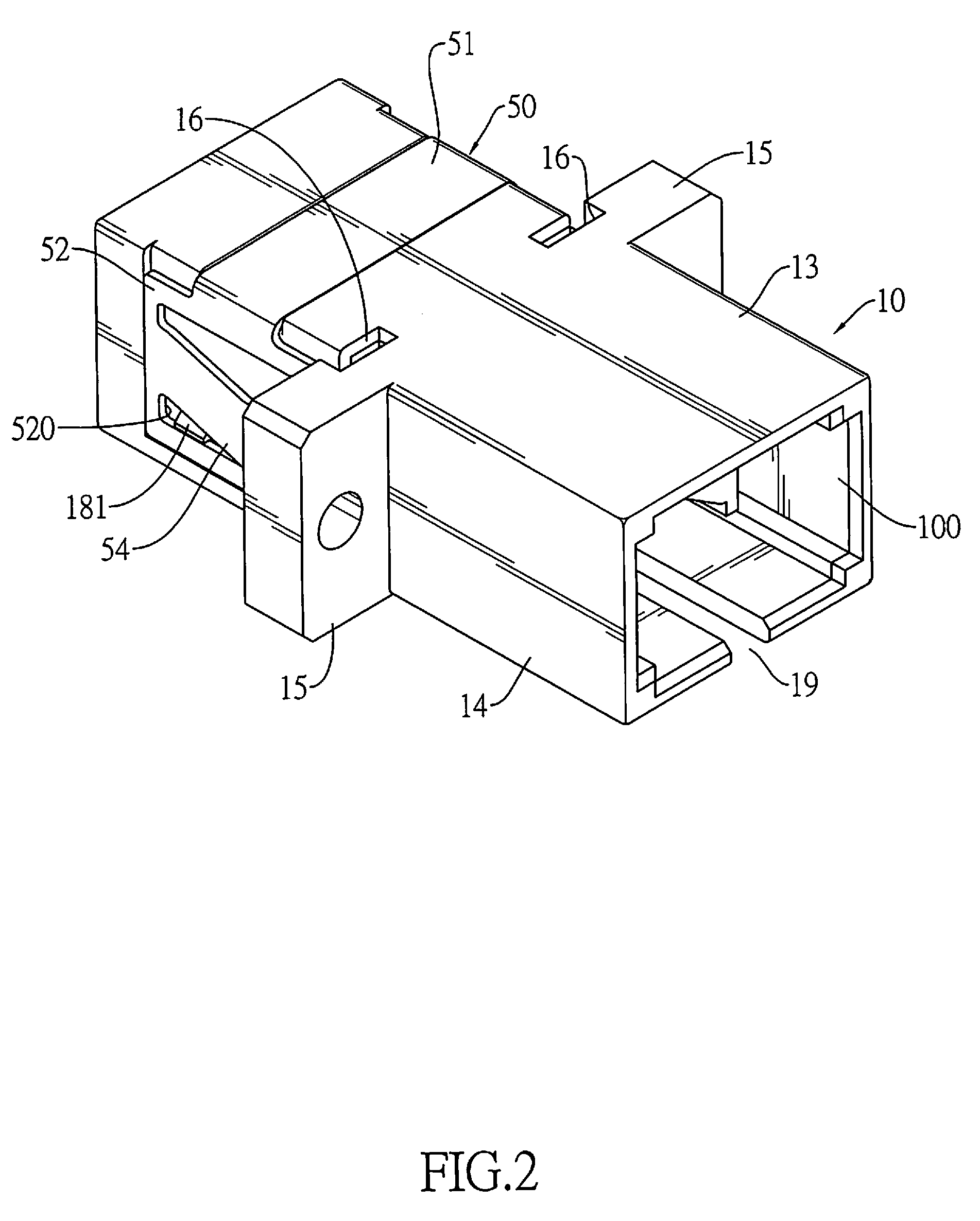 Optical fiber connector adapter