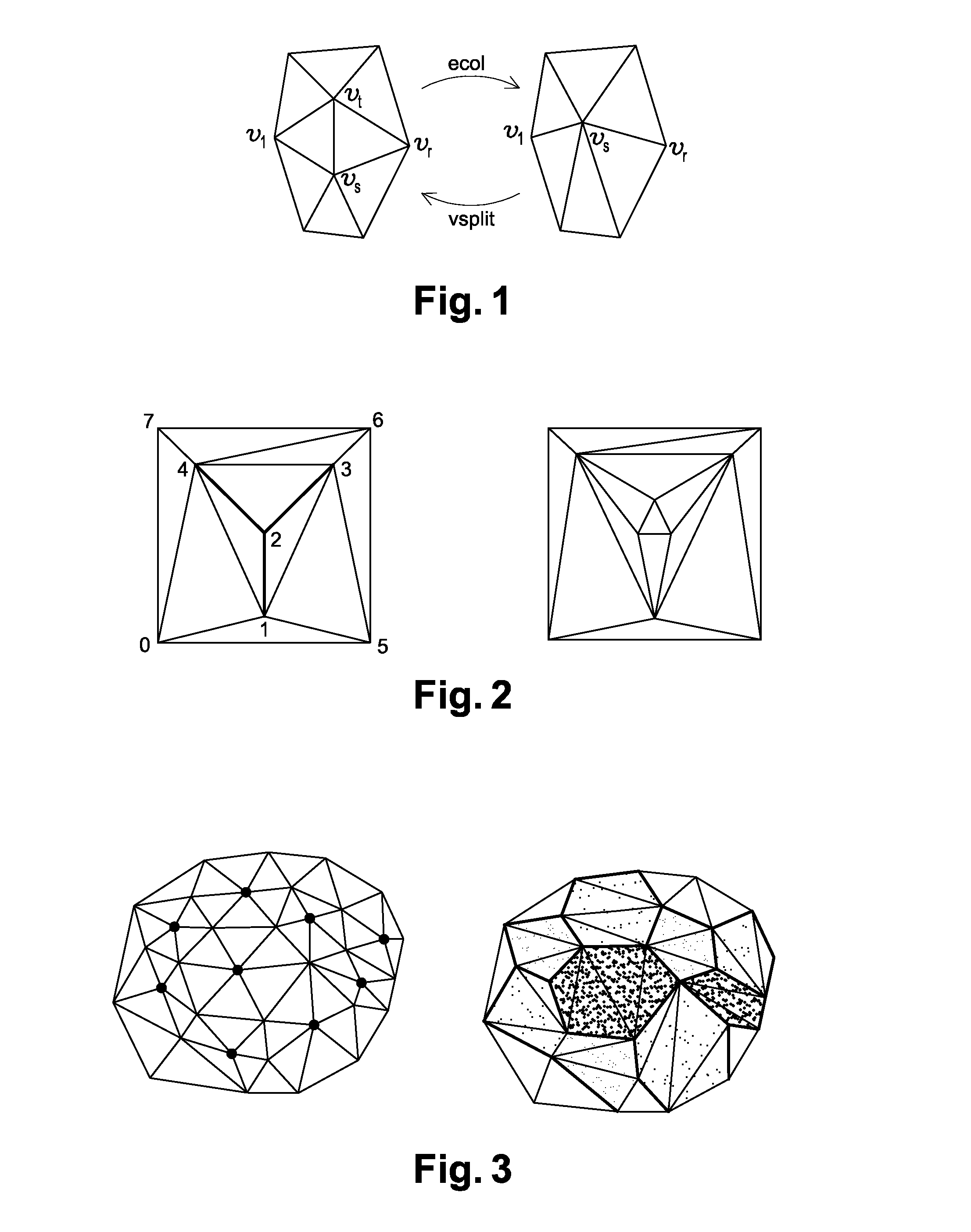 Method for compressing/decompressing a three-dimensional mesh