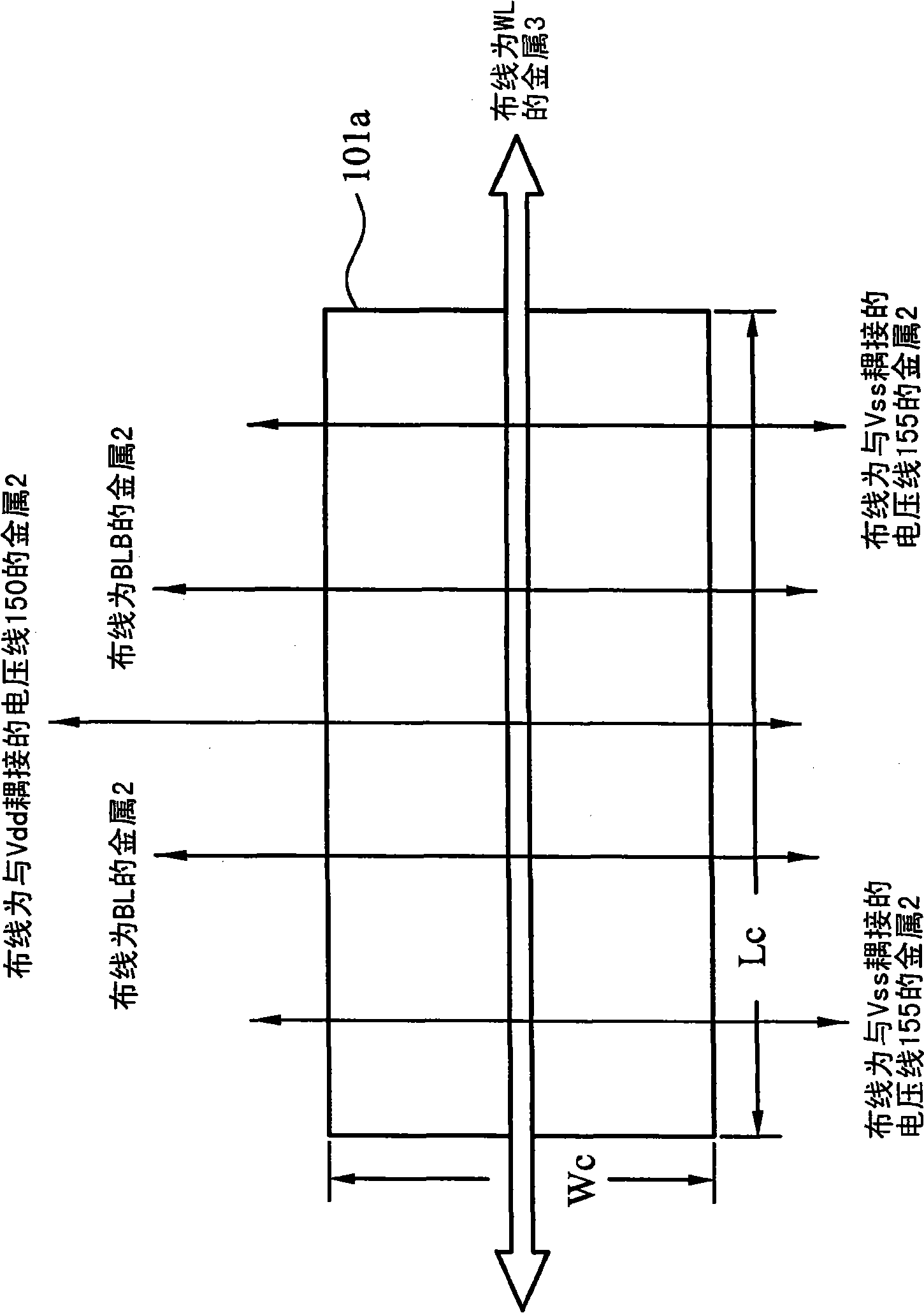 Memory circuits and routing of conductive layers thereof