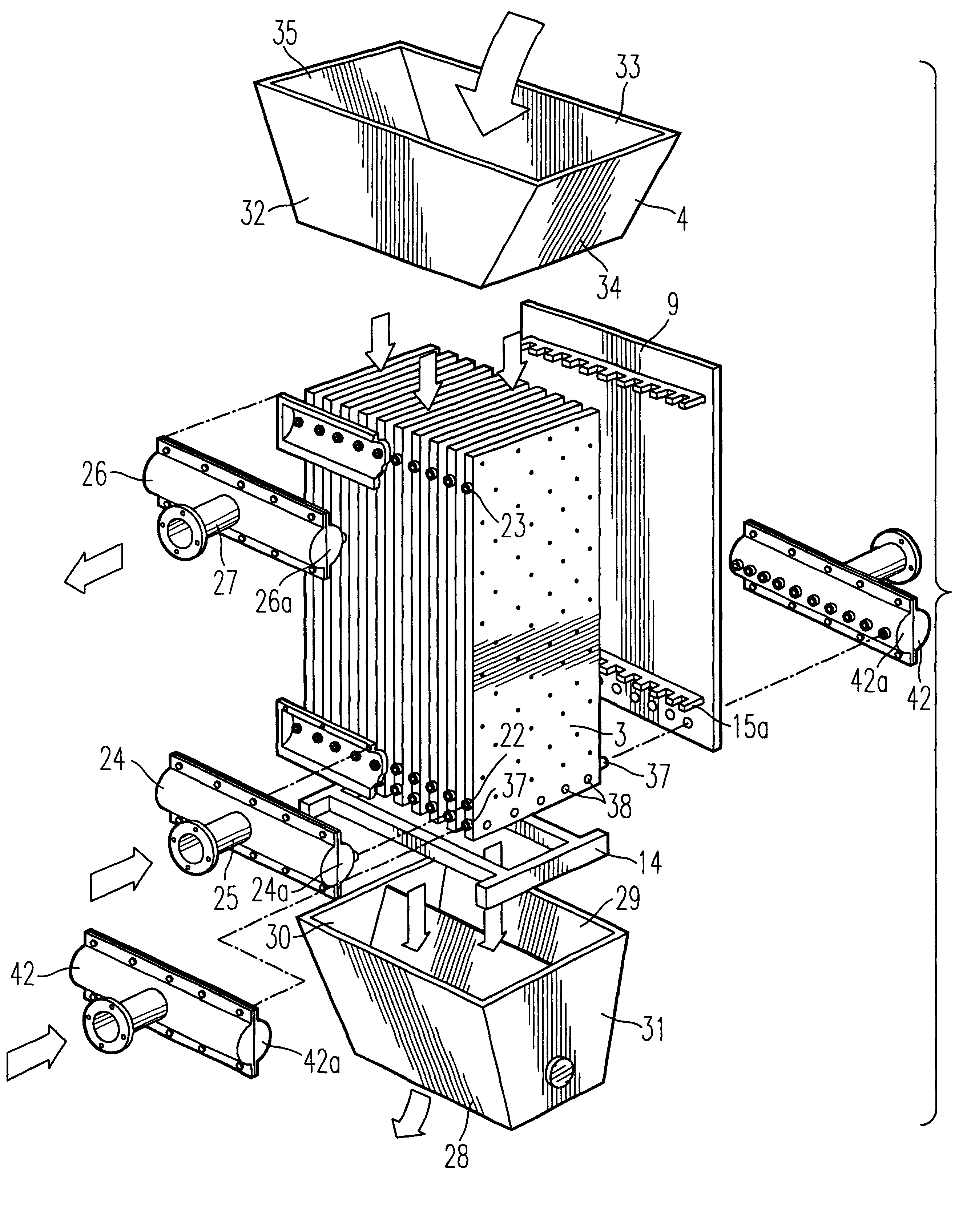 Moving bed dryer