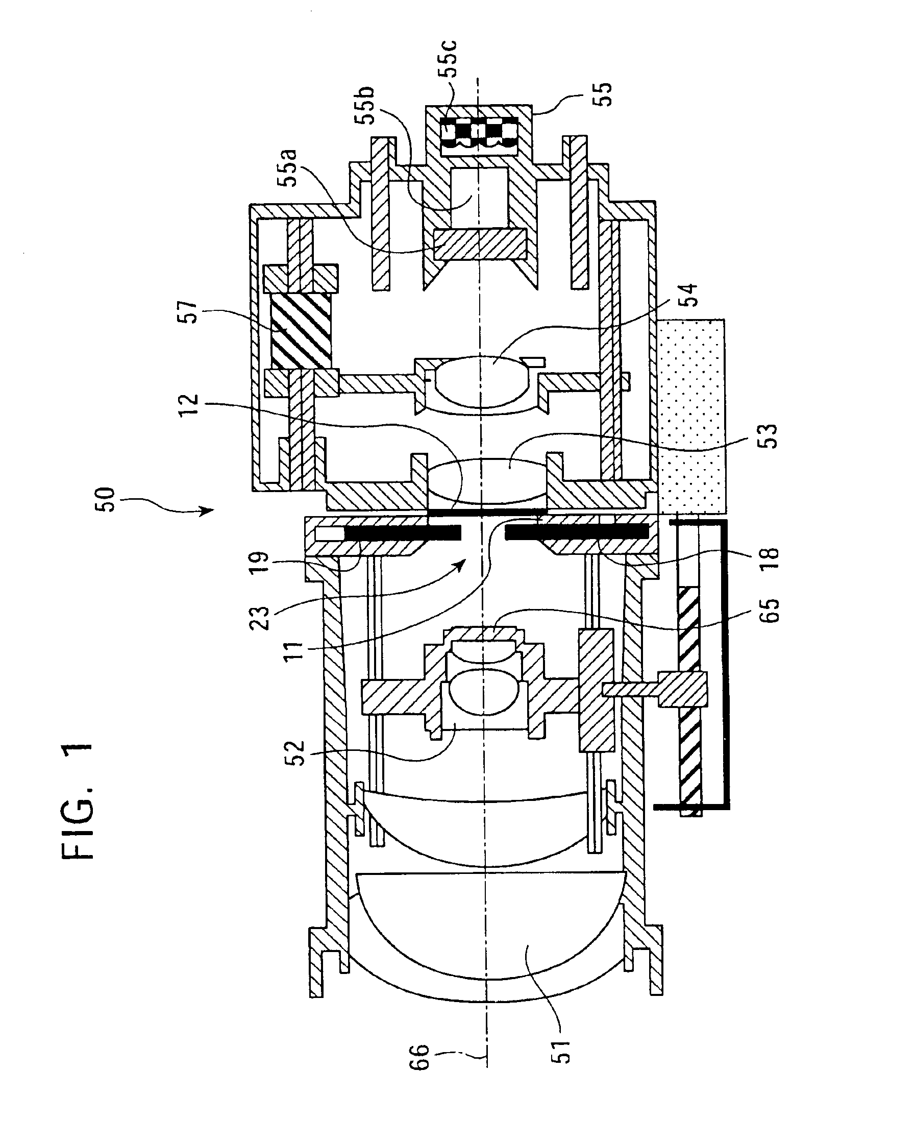 Guest-host liquid crystal element with removable polarizer