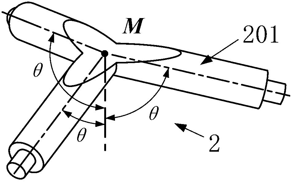 Two-freedom-degree parallel-connection rotation mechanism with spherical surface pure-rolling property