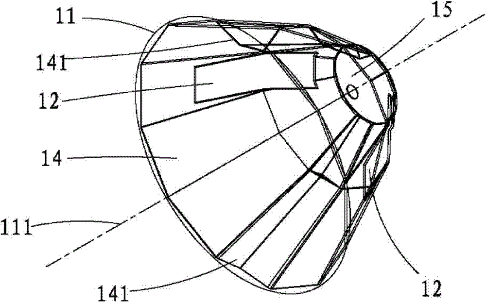 A reflector and a lamp comprising the reflector