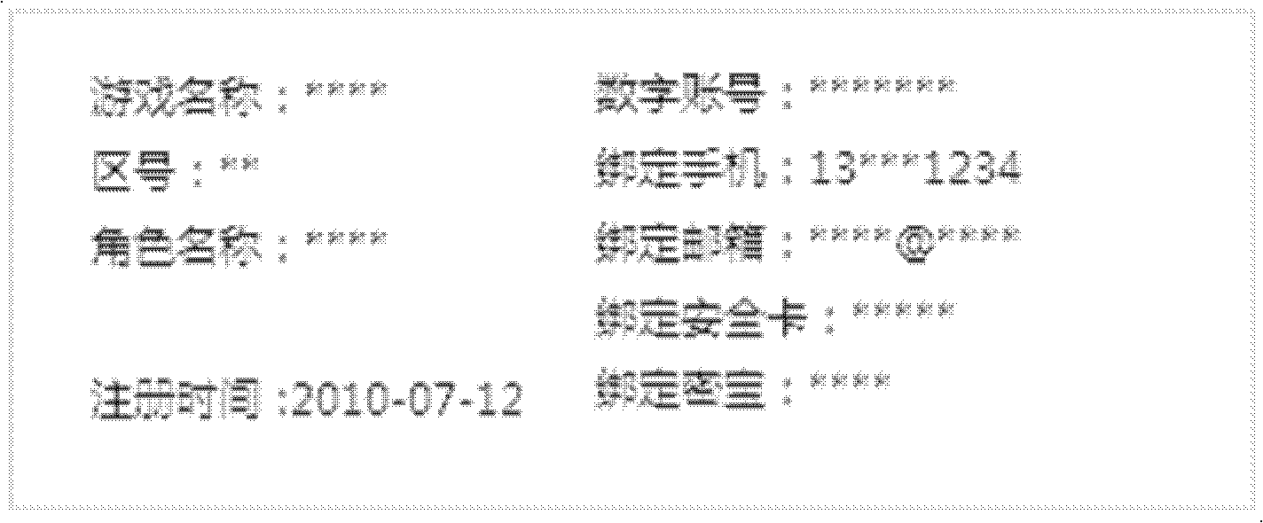 Method and apparatus for displaying user account information in game