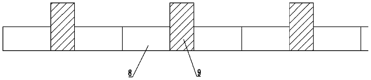 Structure and method suitable for flood control wall stone veneer of landscape river