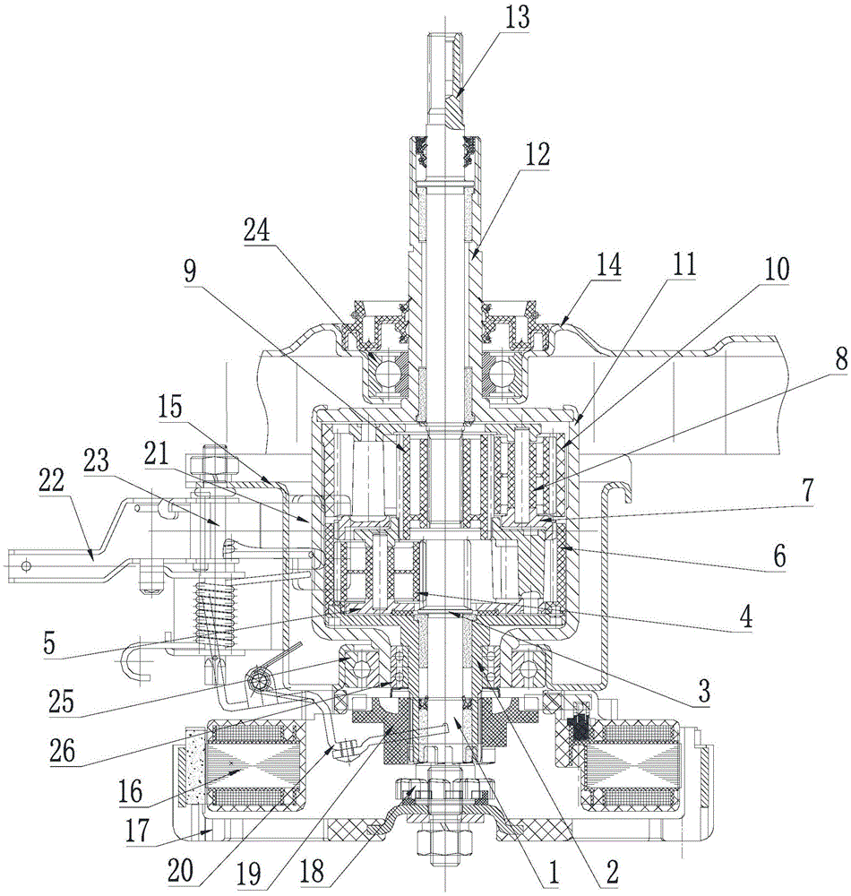 Washing machine and deceleration clutch for same