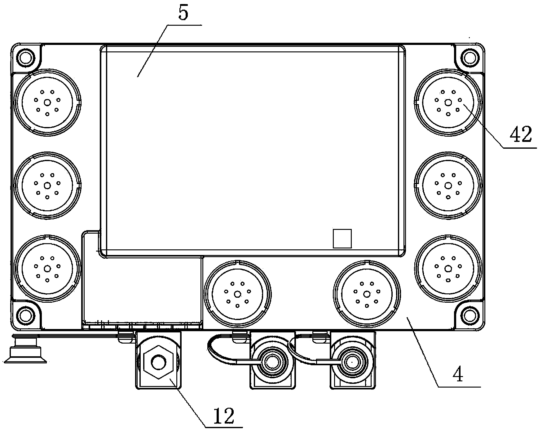 Straight-line multipath fuse box