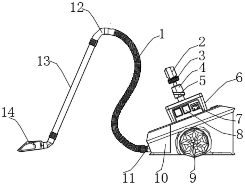 Automatic dust removal device, dust removal system and dust removal method based on intelligent analysis