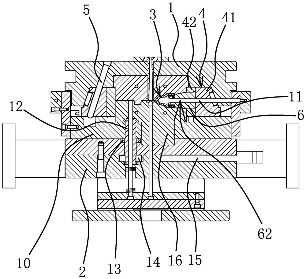 Fixing mechanism of mold