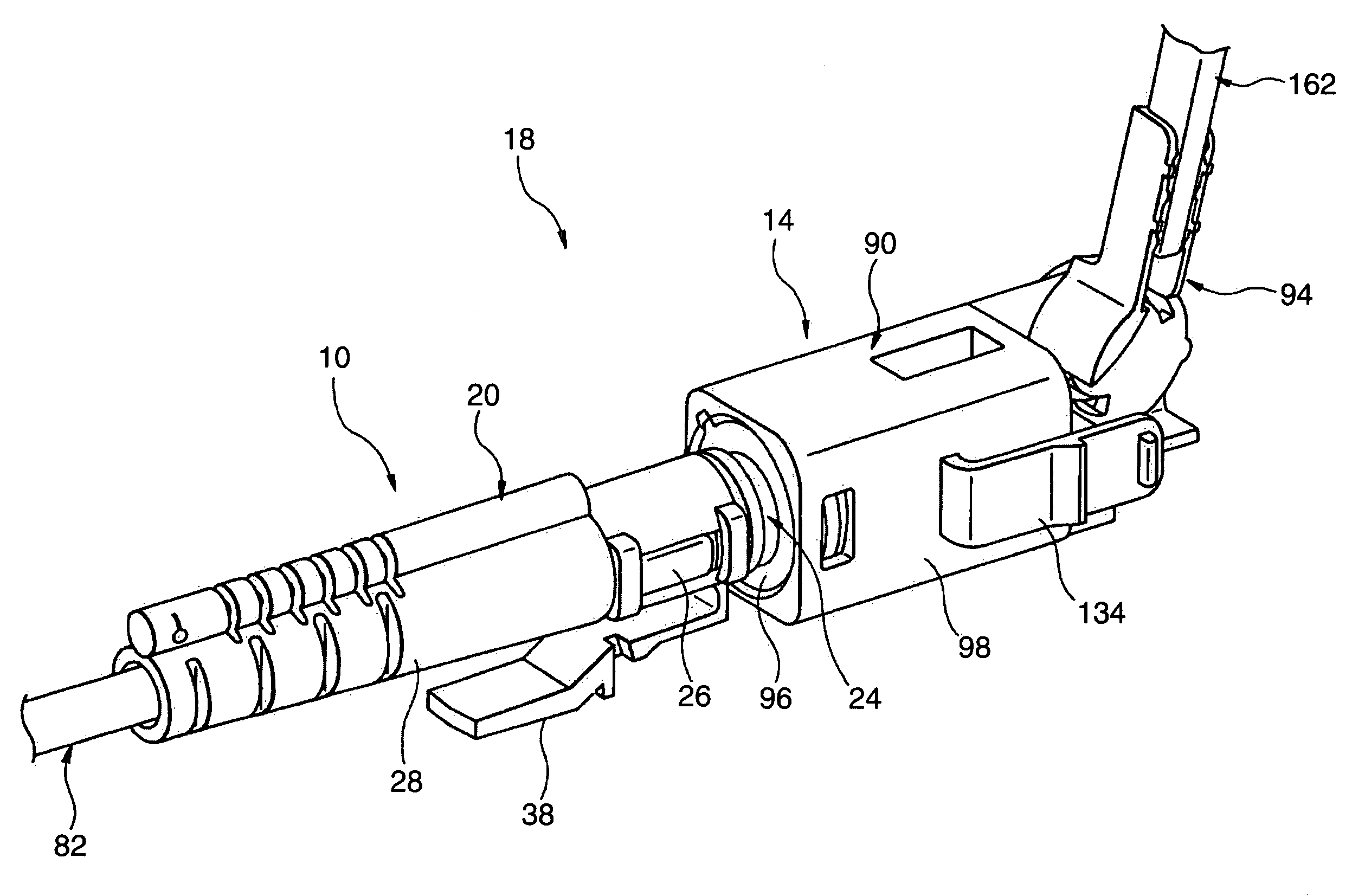 Optical connector, optical fiber with connector, optical fiber connecting device, and optical fiber connection method