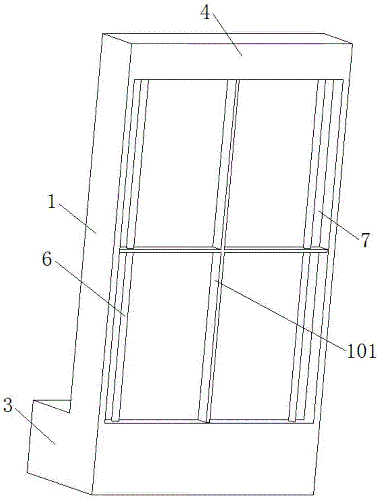 An indoor carbonized cork vertical plant cultivation device