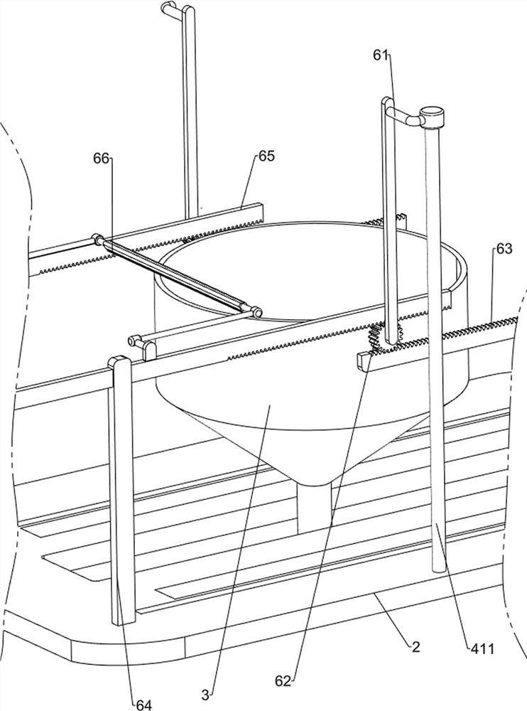 Convenient-to-clean recovery treatment device for rare earth waste liquid