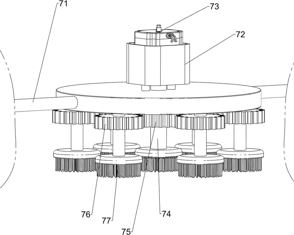 Convenient-to-clean recovery treatment device for rare earth waste liquid