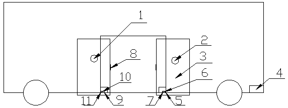 Vehicle door control device applied to automatic driving vehicle