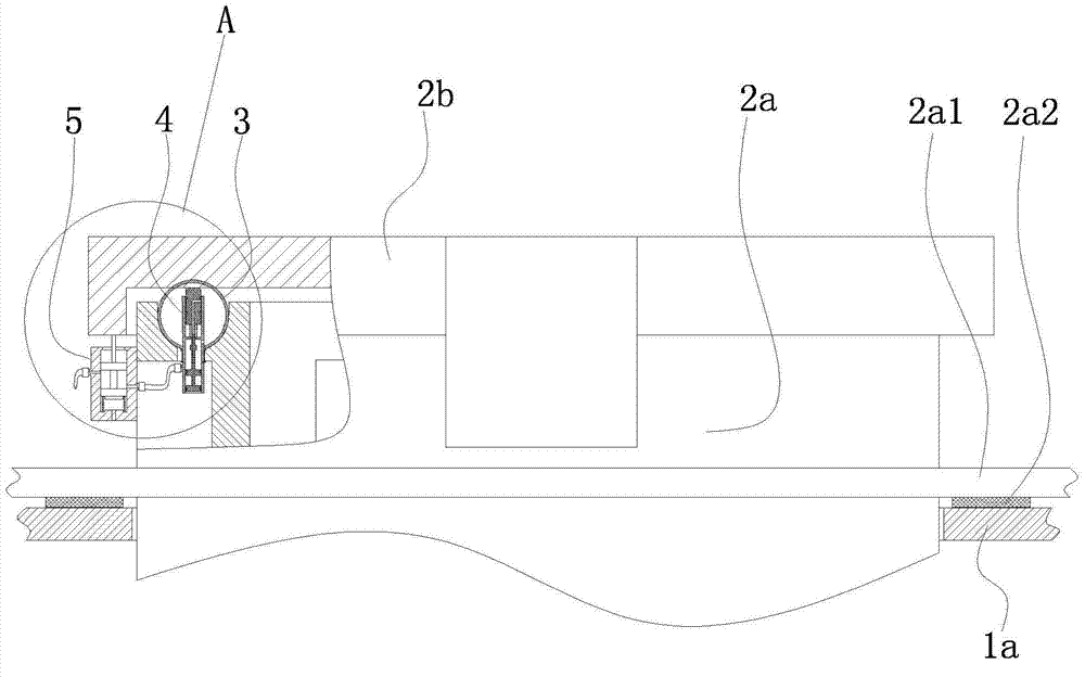 Double-isolating type charge interface structure of new energy car