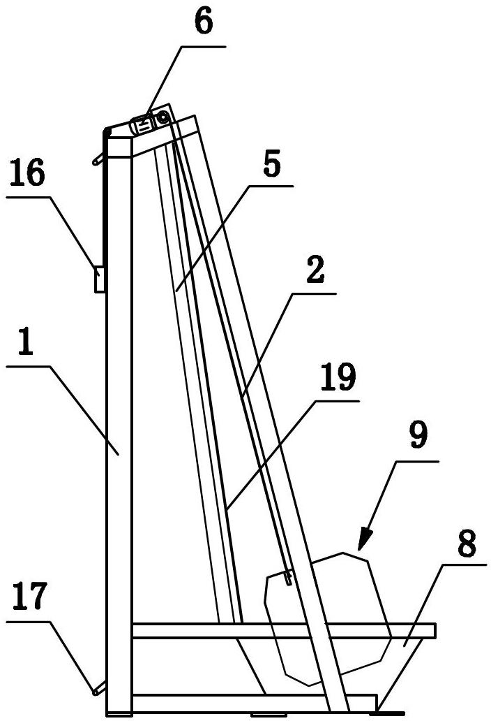 Flat-screen developing machine