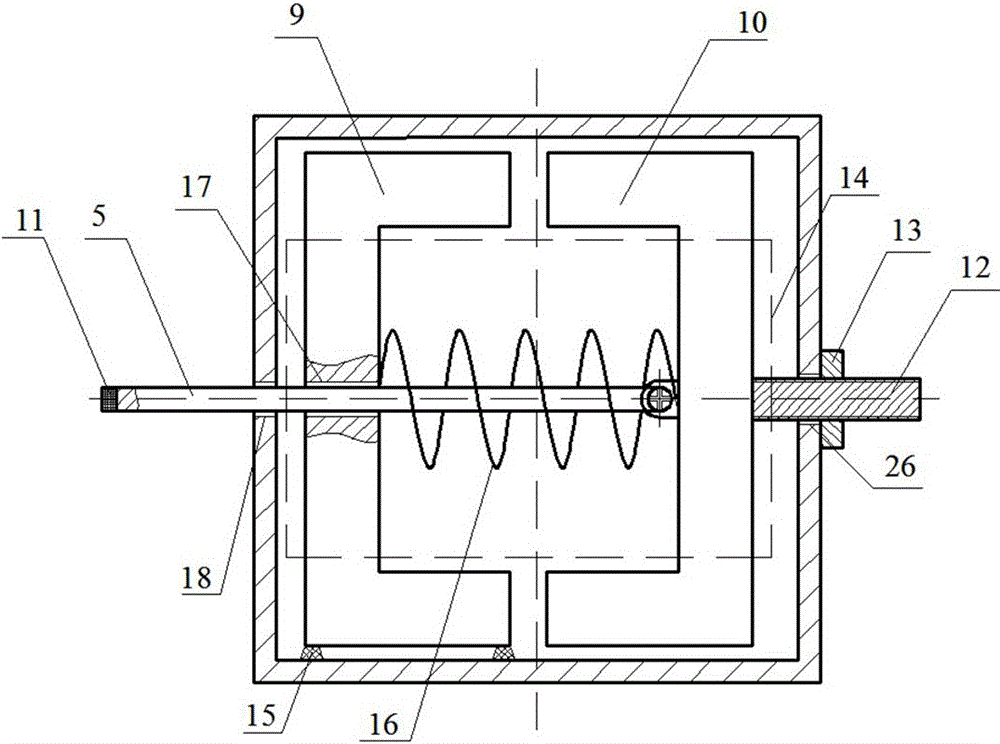 A kind of pulse tapping microball bouncing device