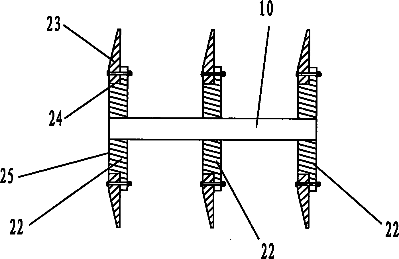 Ditching device