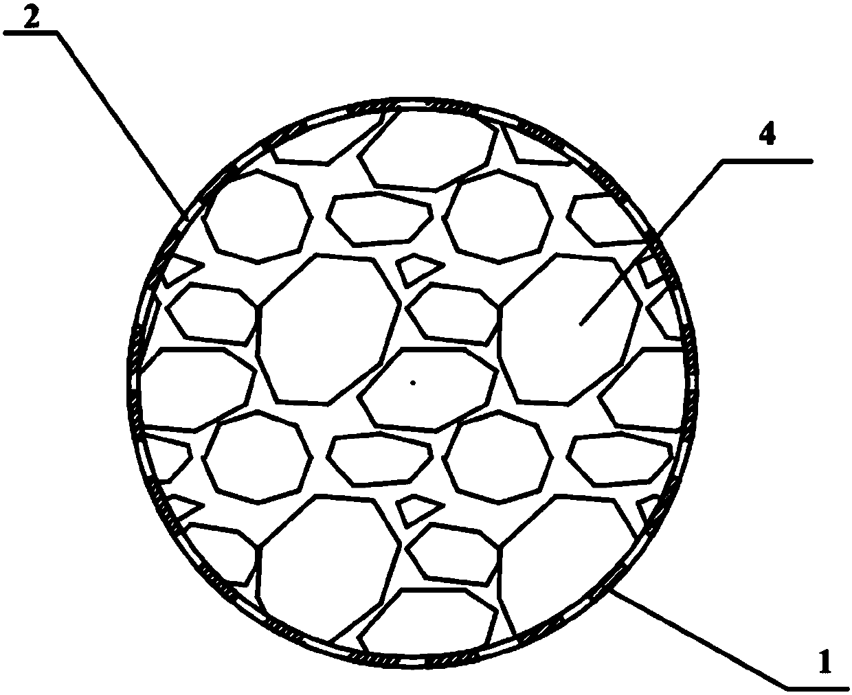 Filter tower packing for processing VOCs gas and odorous gases