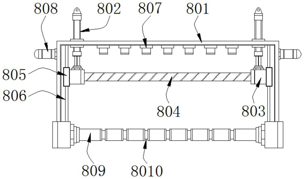 Automatic printing device for cut velvet nano embroidery patterns