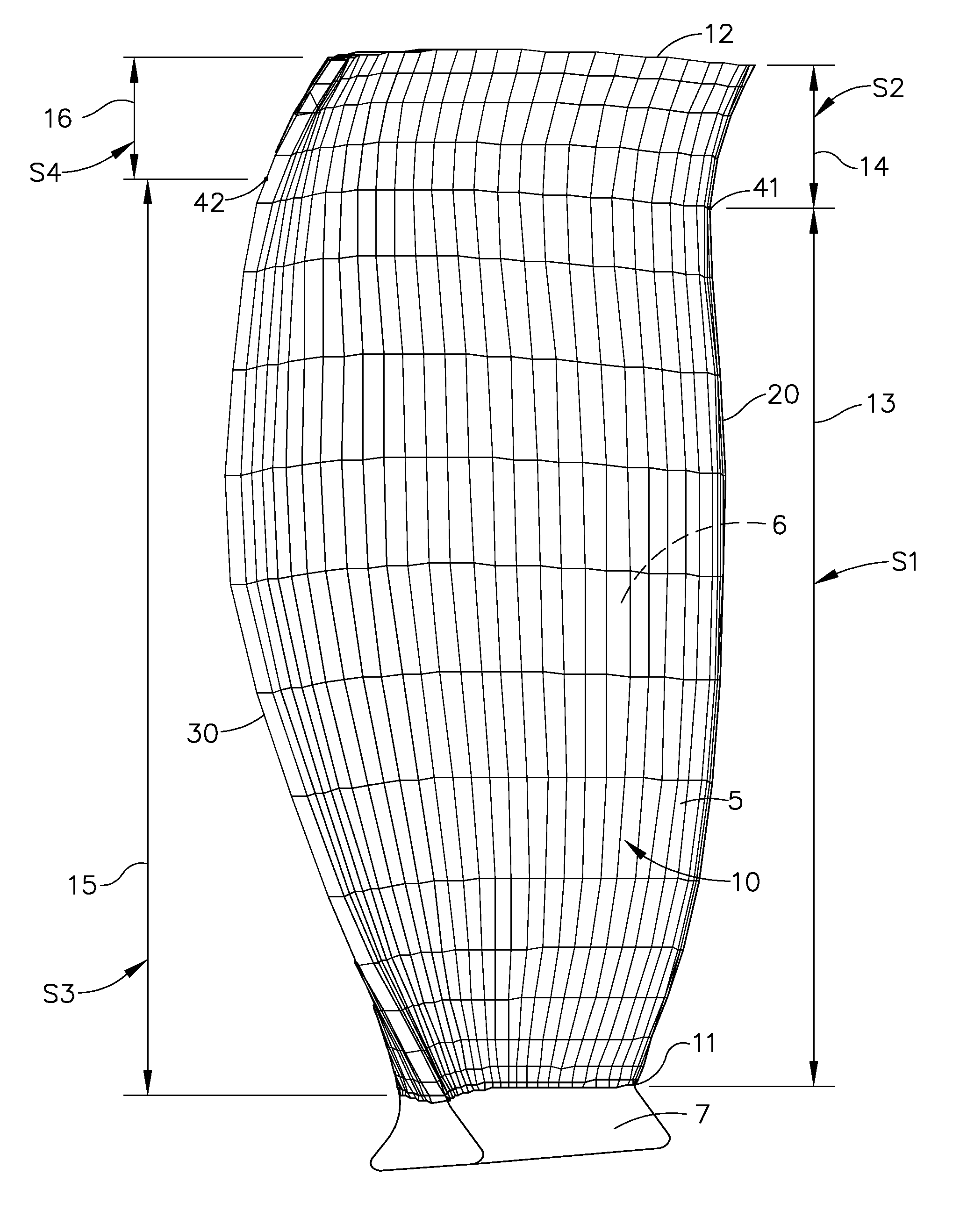 Compressor airfoil with tip dihedral