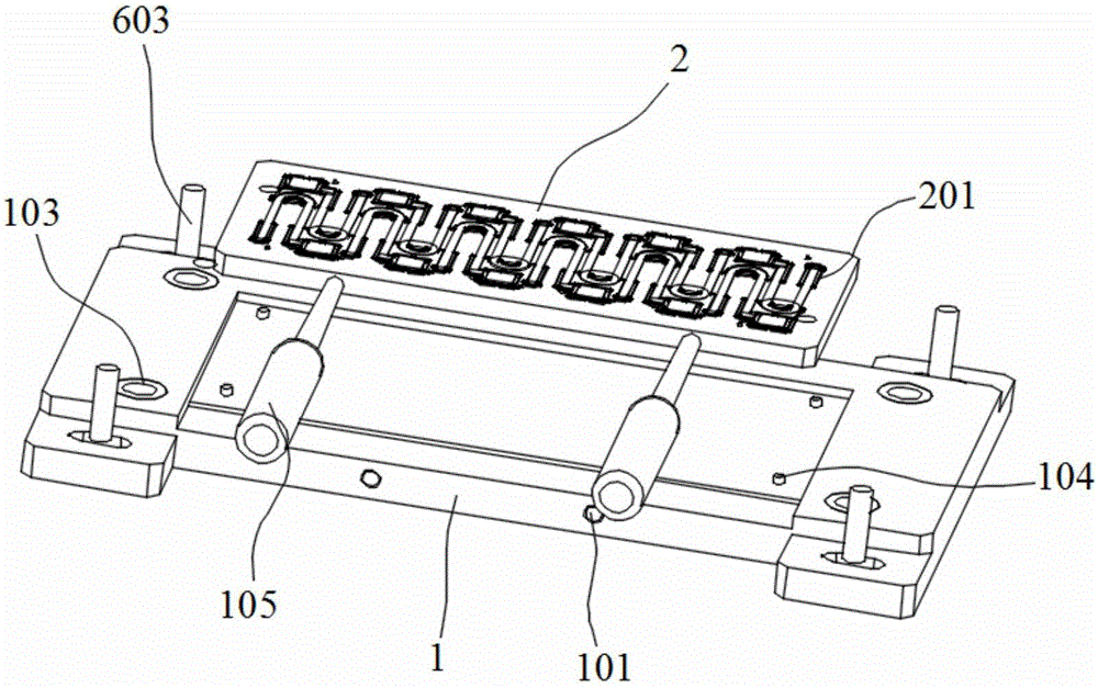 Fingerprint module applied hot and cold pressure integrated processing apparatus