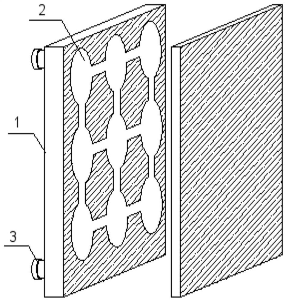 Composite rock wool reinforcing plate and preparation method thereof