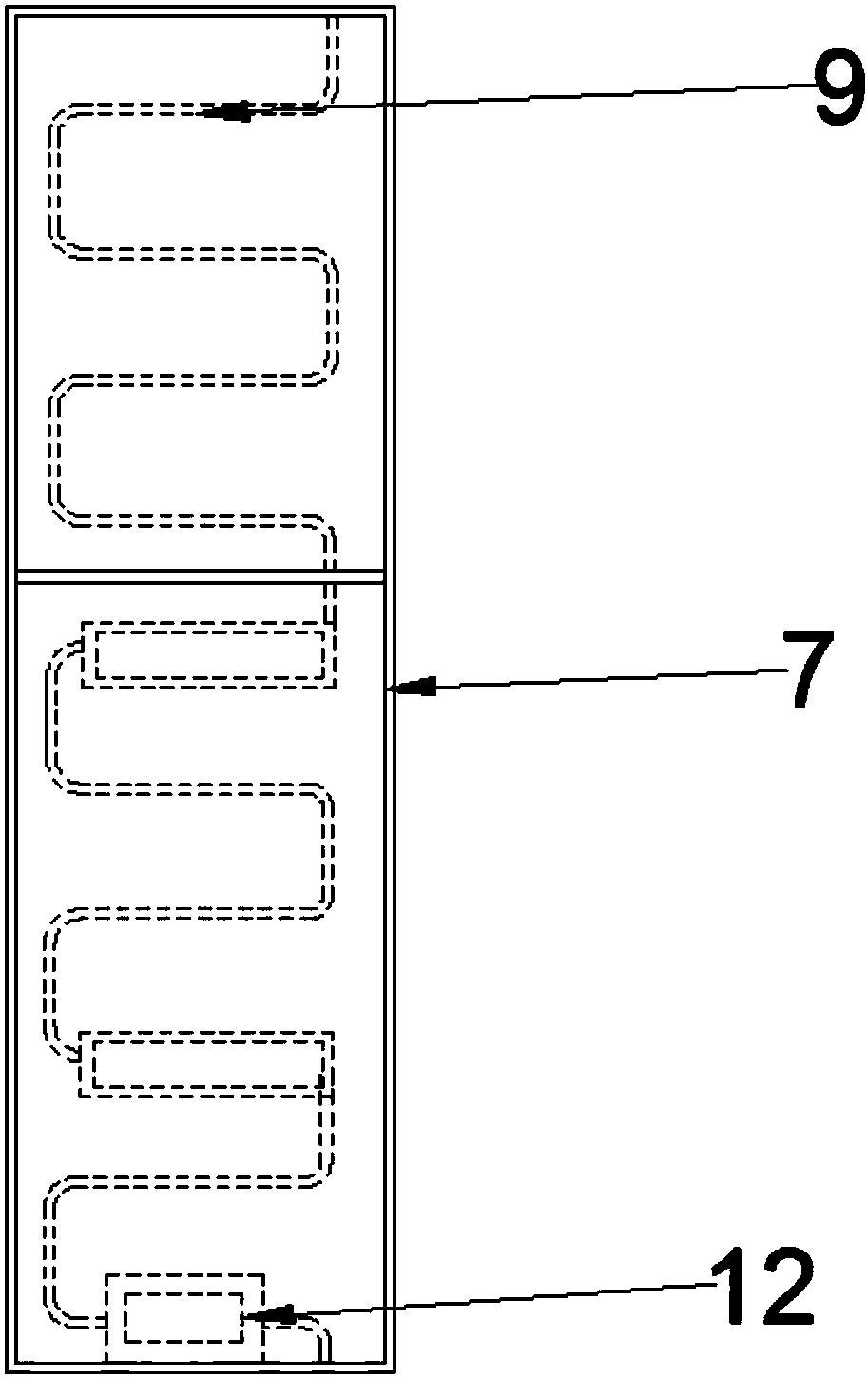 High-temperature coal slag classification screening and waste heat recovery device