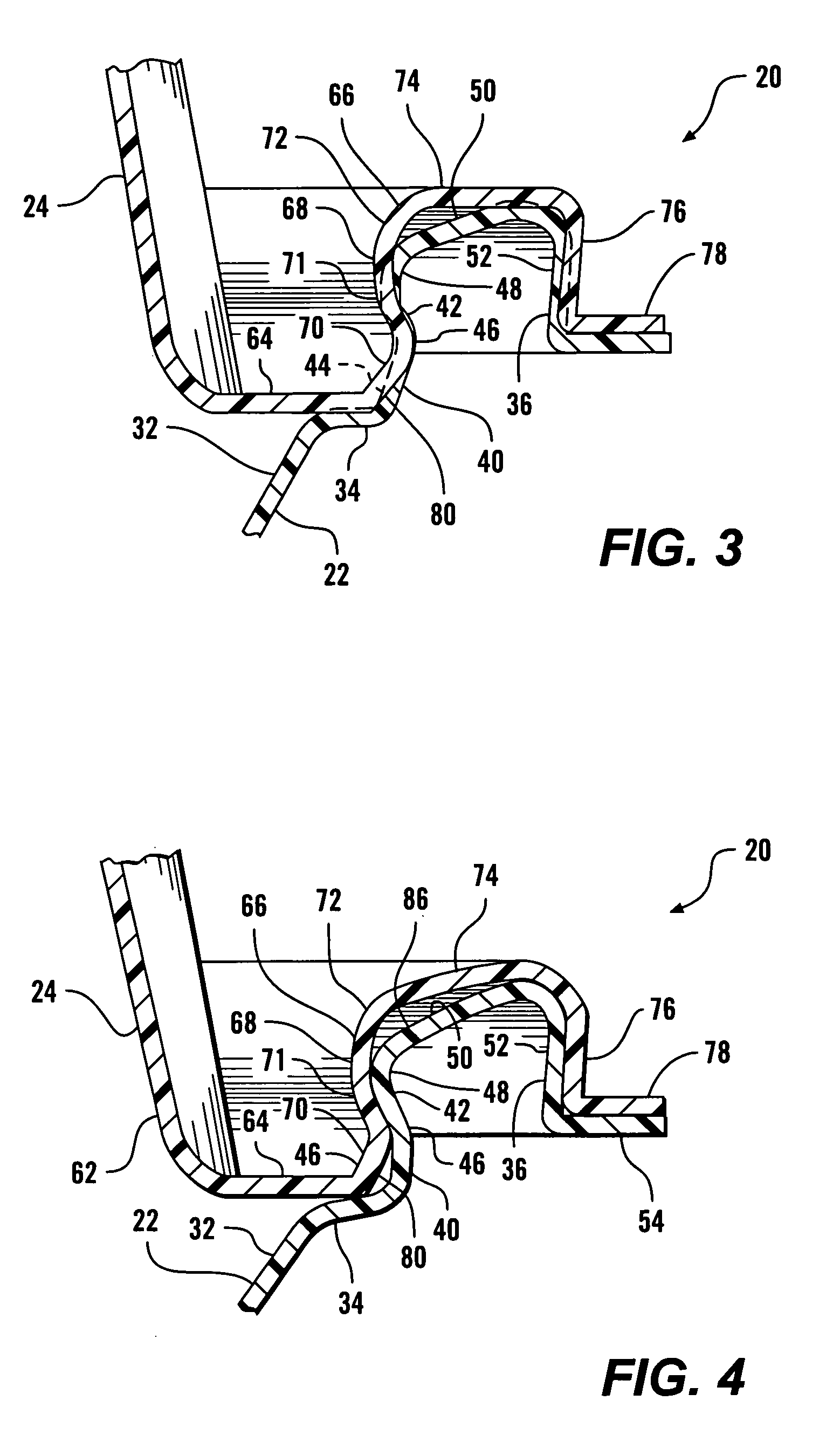 Two-part plastic container