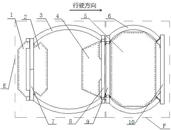 Four-stage anti-collision buffer mechanism