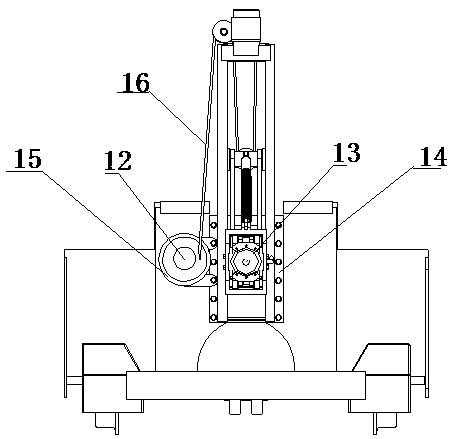 A kind of automatic coupler for EMU leading car