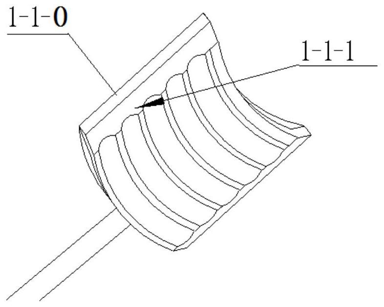 Clamp for taking out cylindrical sample after pilot test of hydraulic oil in triaxial pressure chamber and use method