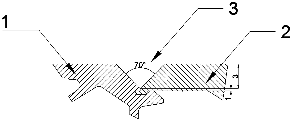 Numerically controlled welding method with automatic compensation and filling of clearance