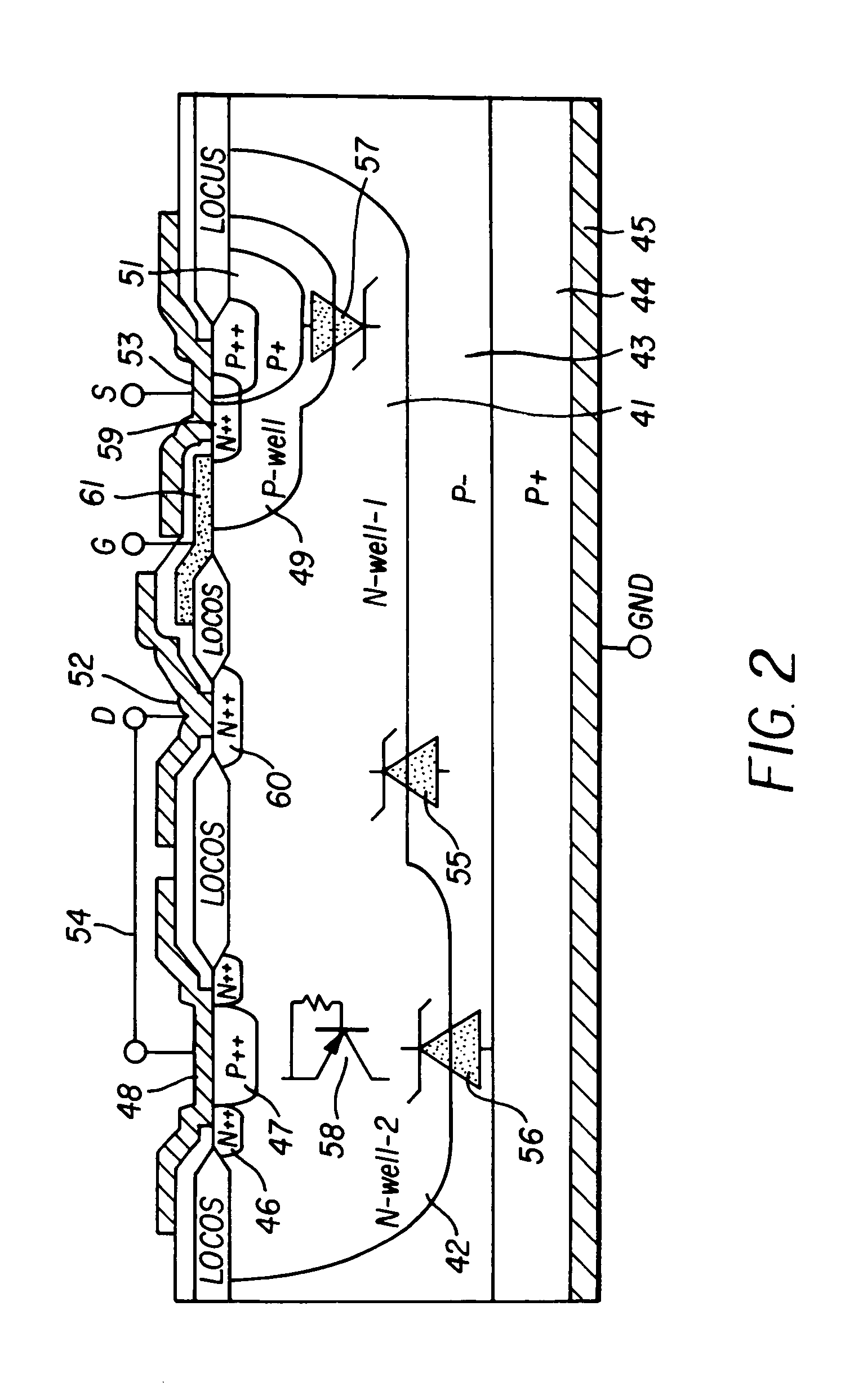 Semiconductor device having a lateral MOSFET and combined IC using the same