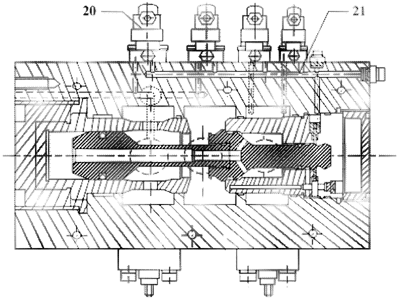 Repulsion reversing valve for extra-high voltage series compensation bypass switch