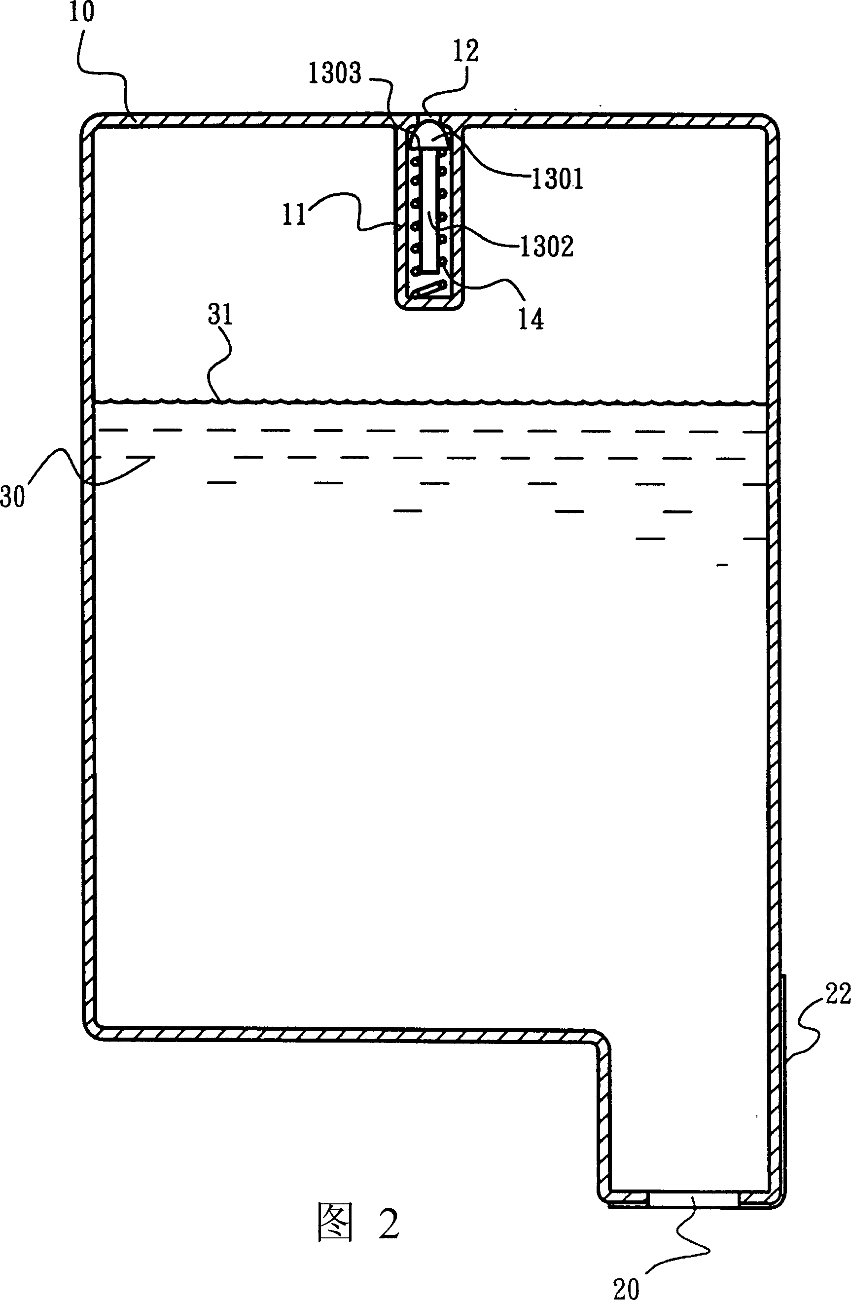 Negative pressure leakage proofing device for ink cartridge