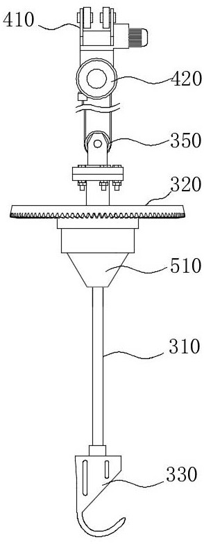 A hook type shot blasting machine for surface treatment of vehicle parts