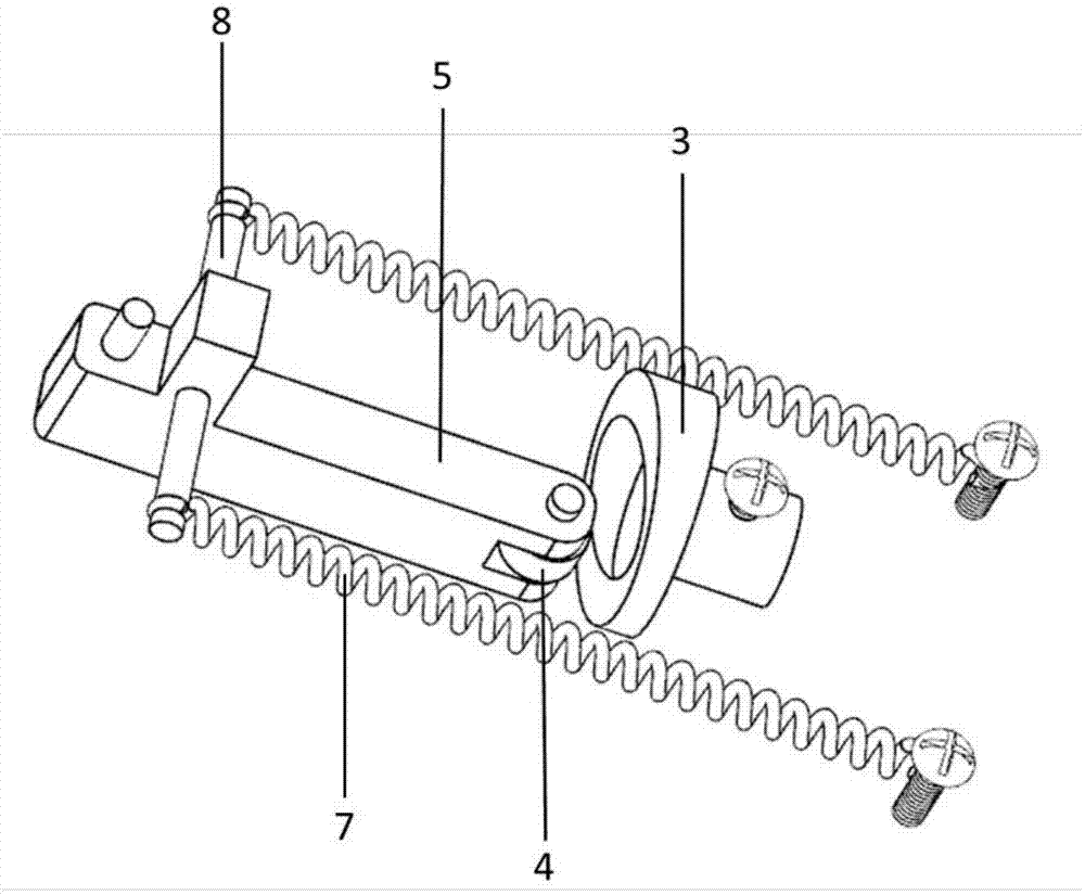 Band service optical fiber low-frequency modulation generation device on basis of macrobend loss