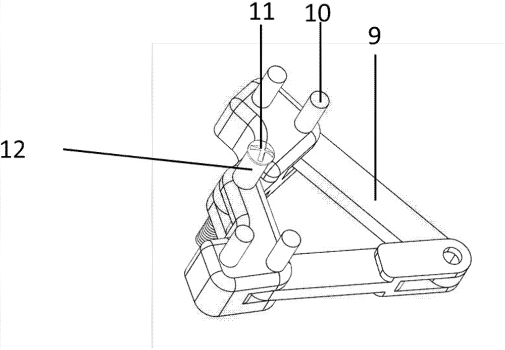 Band service optical fiber low-frequency modulation generation device on basis of macrobend loss