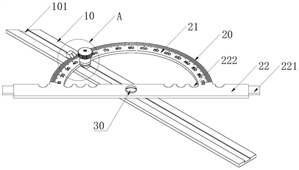Land surveying and mapping measuring instrument with angle adjusting function