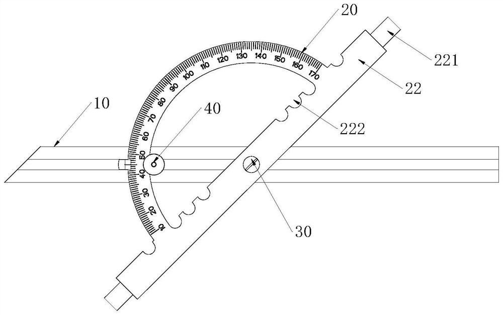 Land surveying and mapping measuring instrument with angle adjusting function