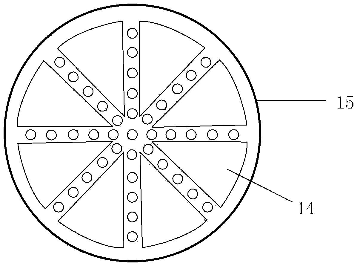 Triaxial test device