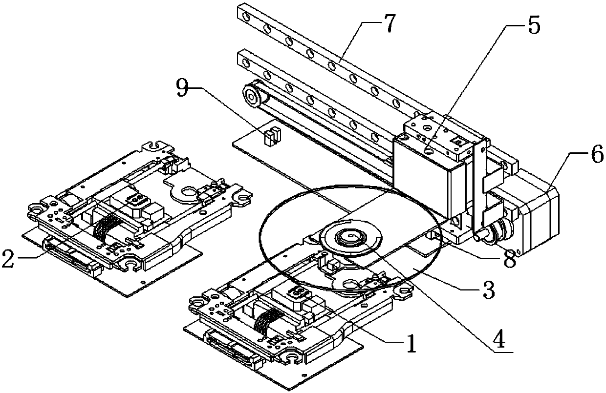 A physical isolation data transmission device and method